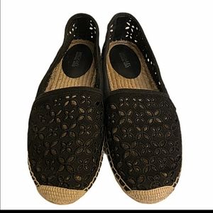 Micheal Kors Black Espadrilles